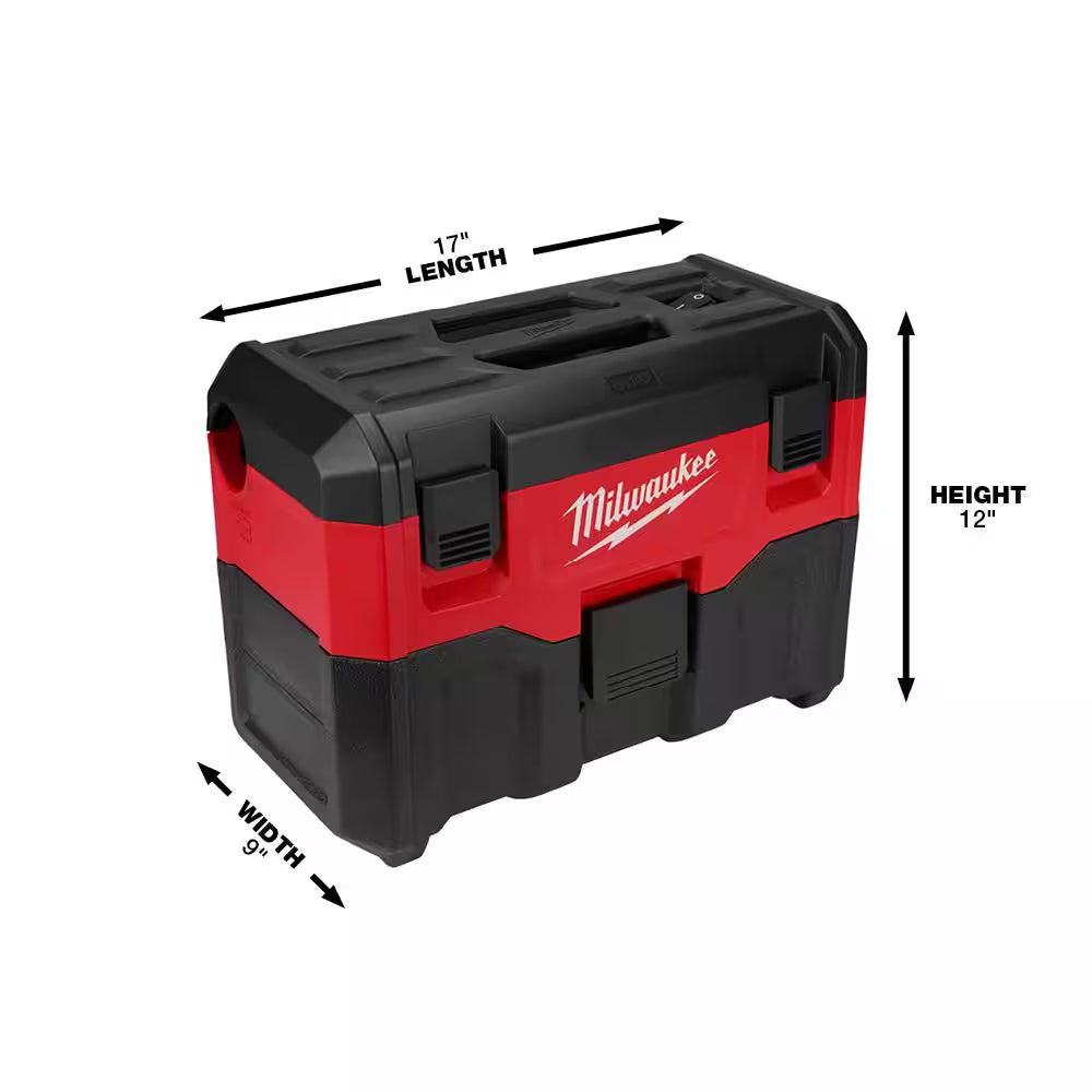 M18 18-Volt 2 Gal. Lithium-Ion Cordless Wet/Dry Vacuum and Wet/Dry Shop Vacuum Tool and Attachment Storage Bag