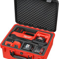 Air Compressor Case for Milwaukee Inflator: Waterproof Hard Cases for Milwaukee M18 Cordless Tire Inflator 2848-20, Air Pump Storage Box for Milwauke Tool | 3.0 to 12.0Ah Battery | Charger (Case Only)
