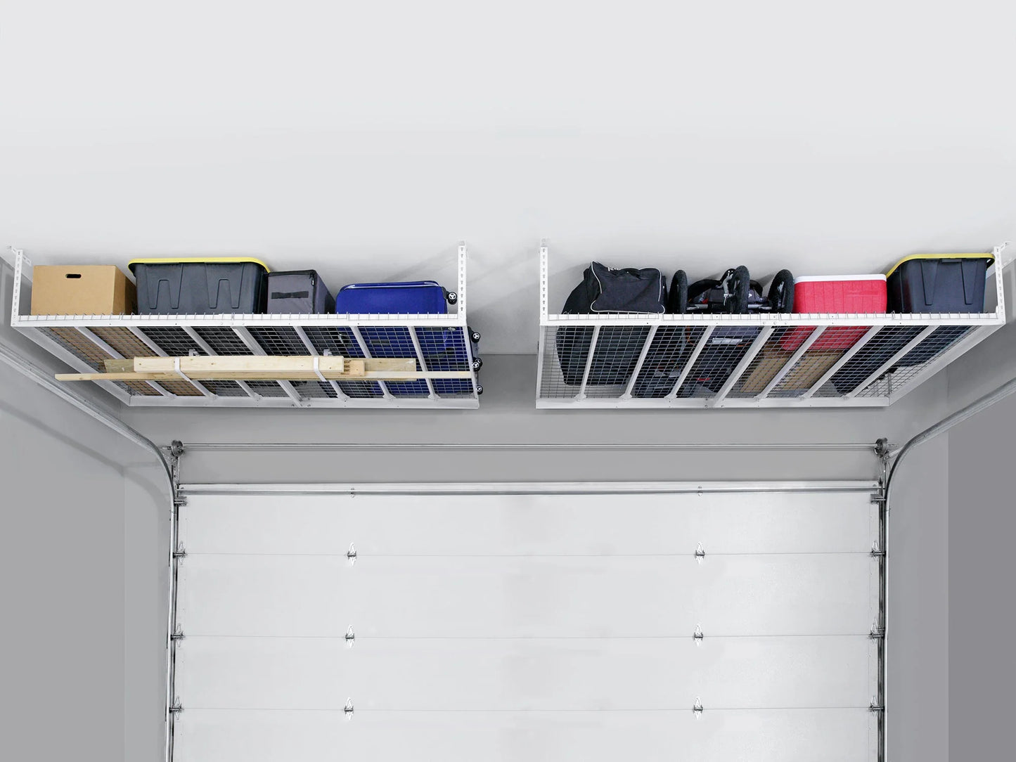 Versarac 4' X 8' Adjustable Overhead Rack · Heavy-Gauge Steel · 600 Lbs Capacity · Ceiling-Mounted