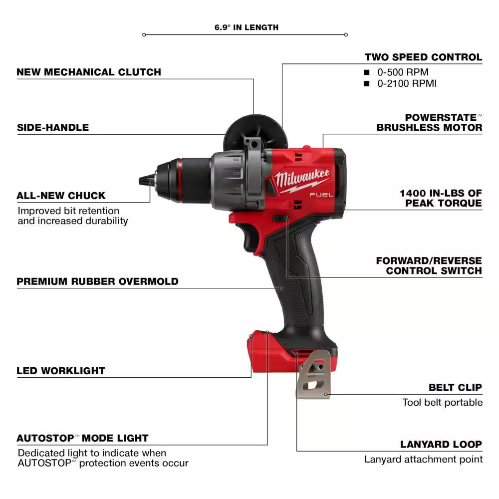 M18 FUEL 18V Lithium-Ion Cordless Combo Kit (5-Tool) W/ 2 5.0 Ah Batteries, Charger & SAWZALL Blades (15-PC)