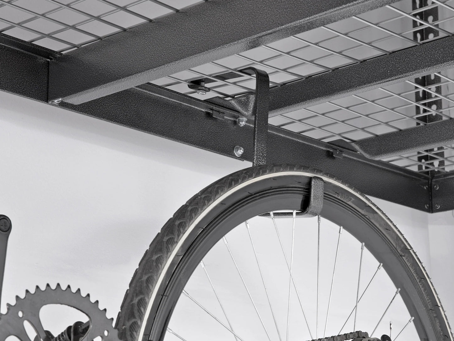 Versarac 4' X 8' Adjustable Overhead Rack · Heavy-Gauge Steel · 600 Lbs Capacity · Ceiling-Mounted