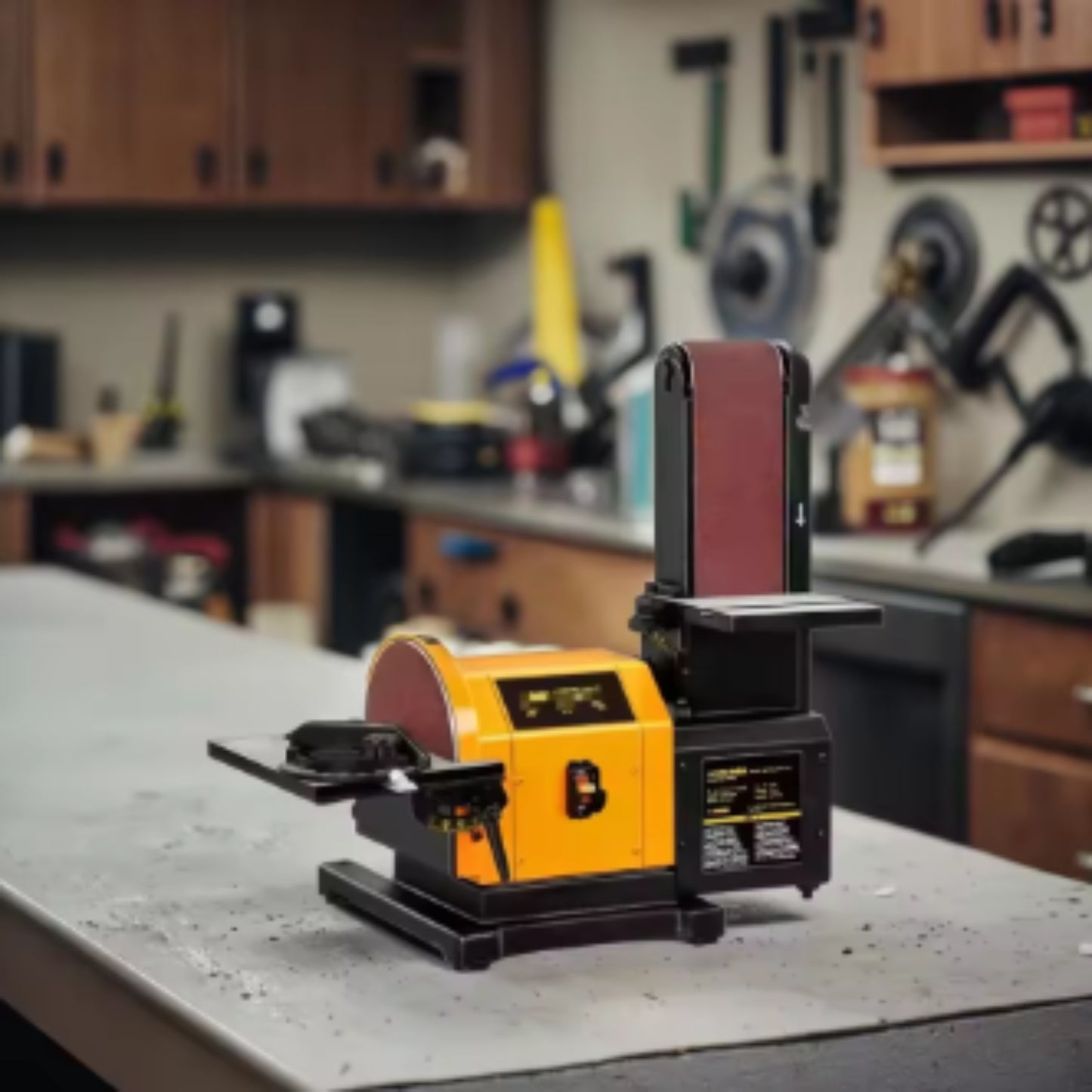 ForgePro Elite Belt & Disc Bench Grinder Combo