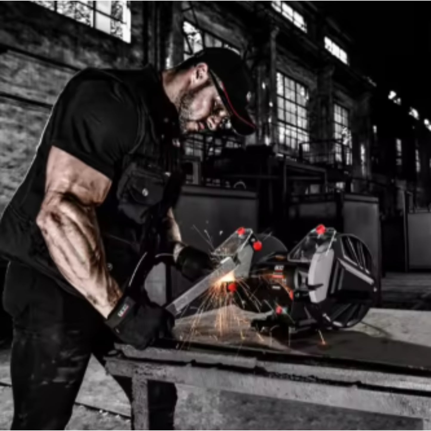 TitanEdge Industrial Dual-Wheel Bench Grinder